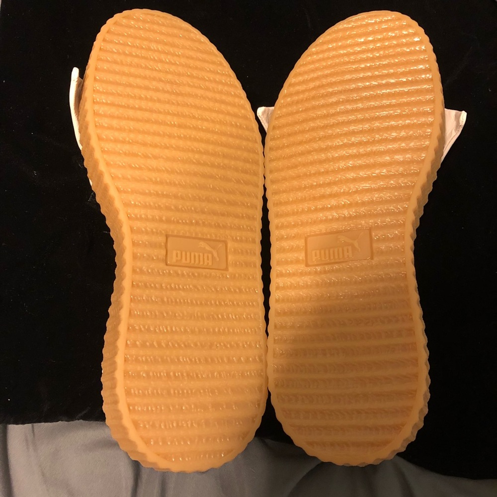 New Fenty Rihanna Puma Cream Bow Creeper Sandals - Picture 7 of 7